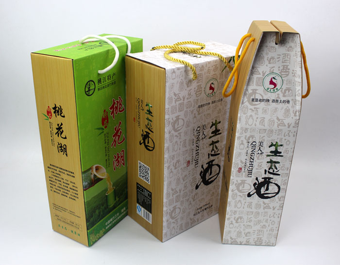 個(gè)性禮盒包裝讓“竹筒酒”身價(jià)倍增，長(zhǎng)沙包裝印刷廠再為桃江特產(chǎn)定制包裝