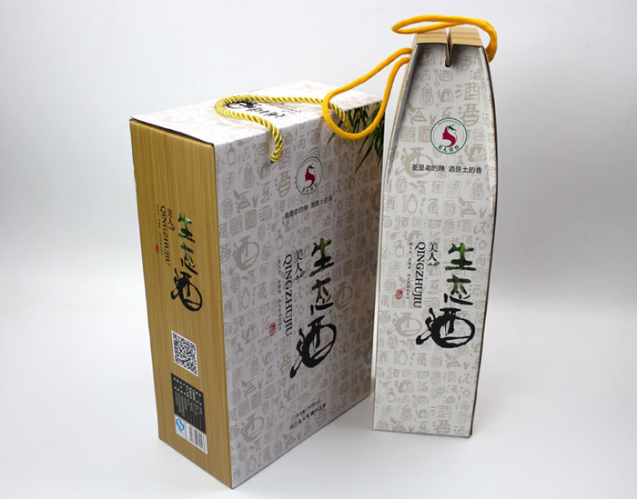 個性禮盒包裝讓“竹筒酒”身價倍增，長沙包裝印刷廠再為桃江特產(chǎn)定制包裝